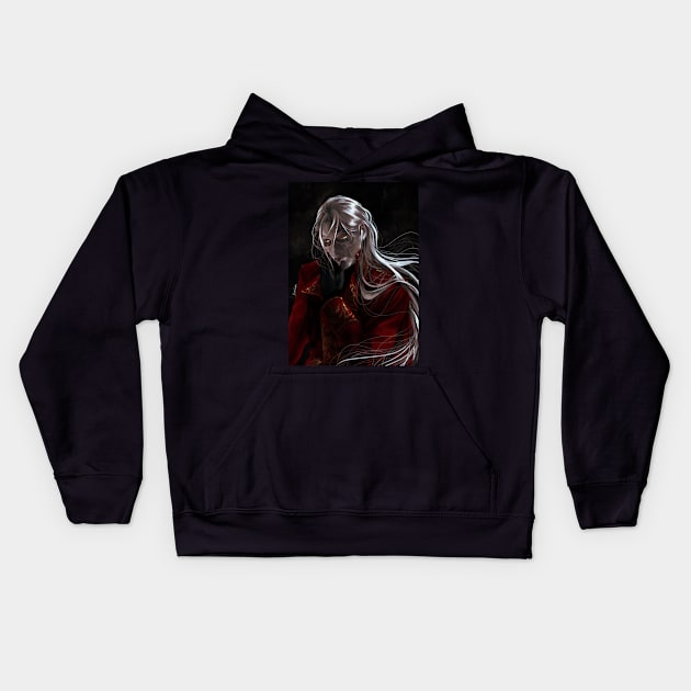 Sephiroth of the Opera Kids Hoodie by Saoghal